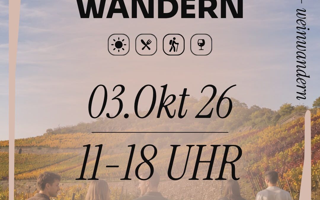 Weinwandern in Kirrweiler am 3. Oktober 2026